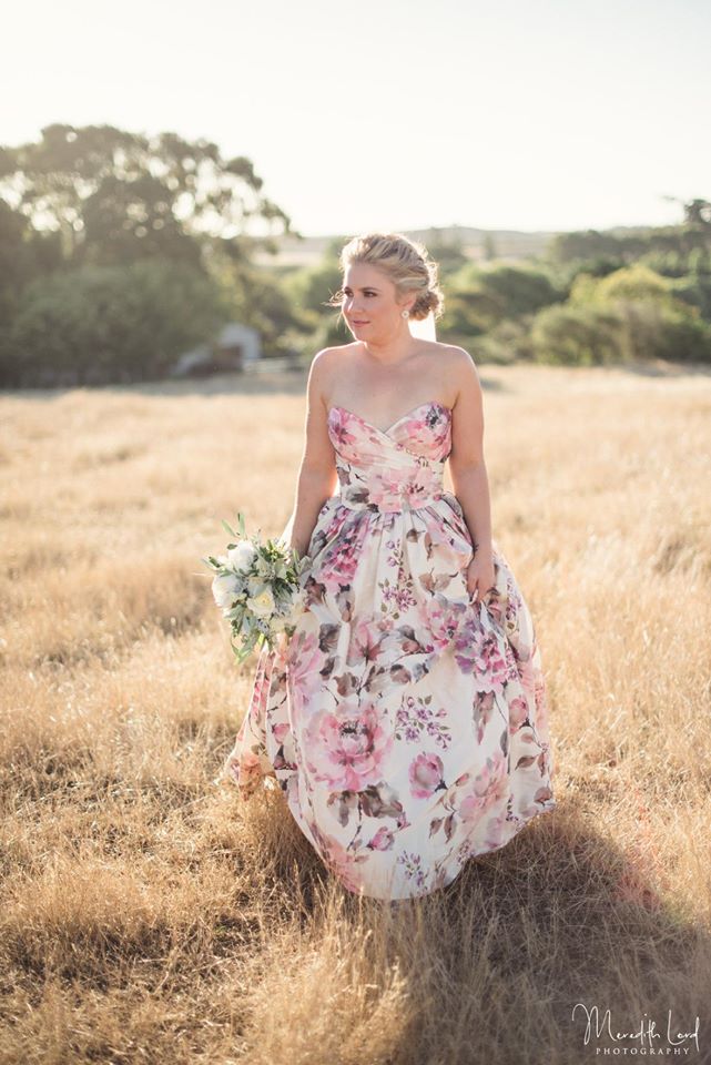 20 Floral Patterned Wedding Dresses That Will Take Your Breath Away - Wendy Makin