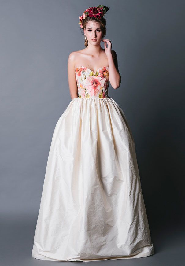 Floral Bodice Wedding Dress from Jennifer Gifford