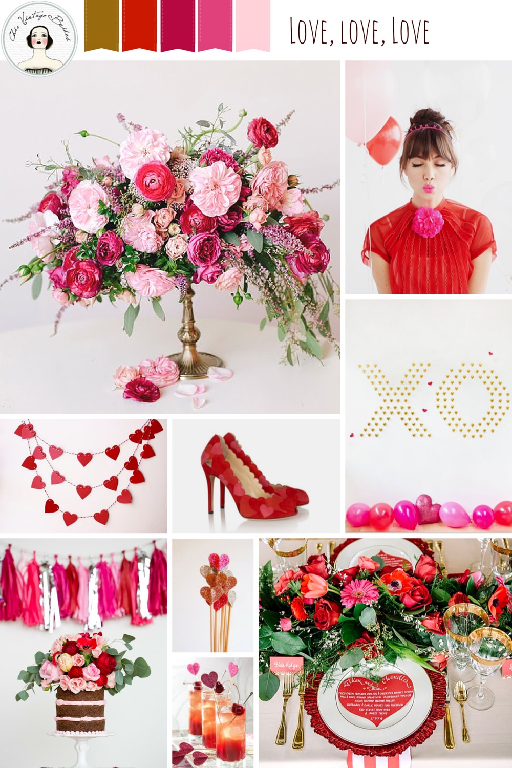 Love, love, love Valentines Day Inspiration Board