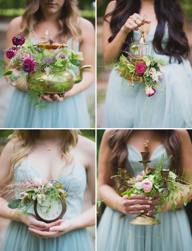 10 Unique & Creative Bridesmaid Bouquet Alternatives - Brass Antiques
