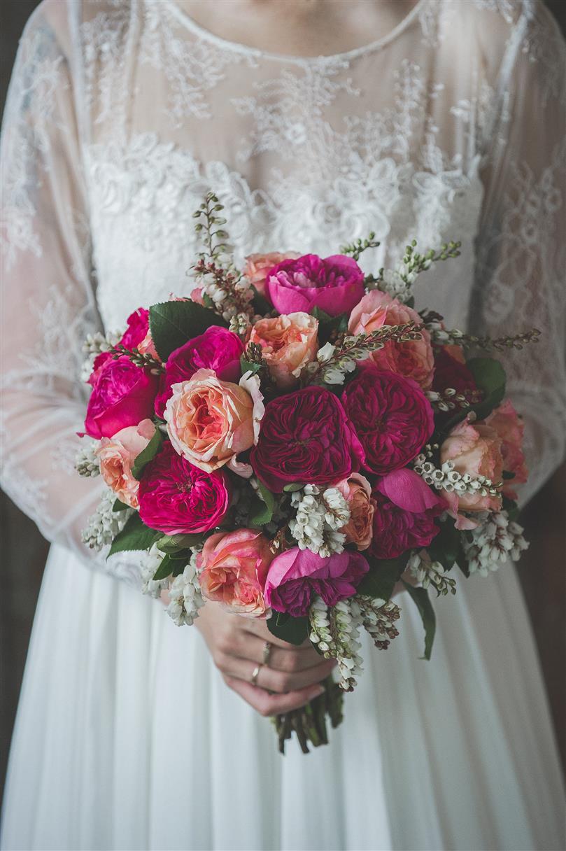 Vintage Bridal Bouquet - A Romantic Vintage Wedding Inspiration Shoot from Sue Gallo Designs