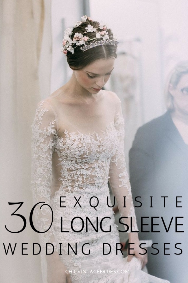 30 Long Sleeved Wedding Dresses