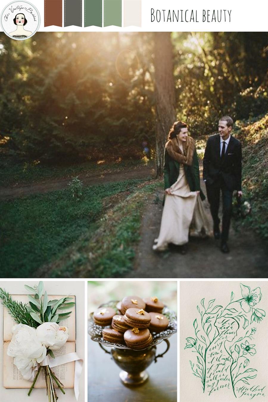 Botanical Beauty Wedding Mood Board