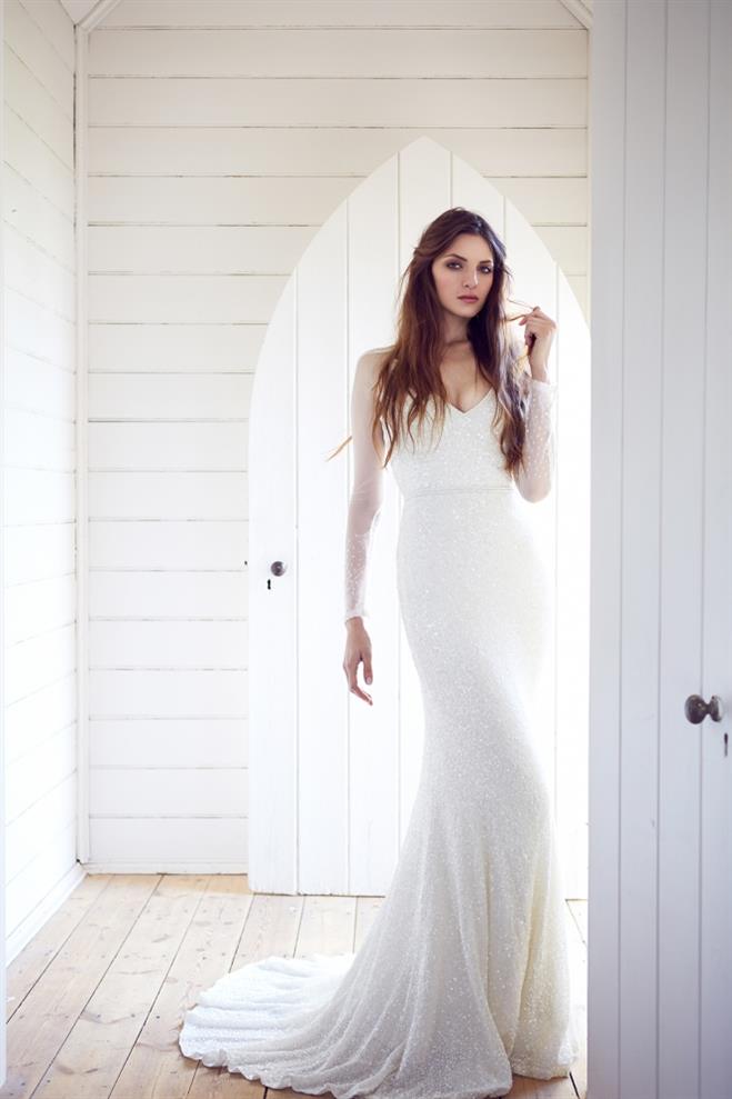 Long Sleeve Wedding Dress Carinna from Karen Willis Holmes