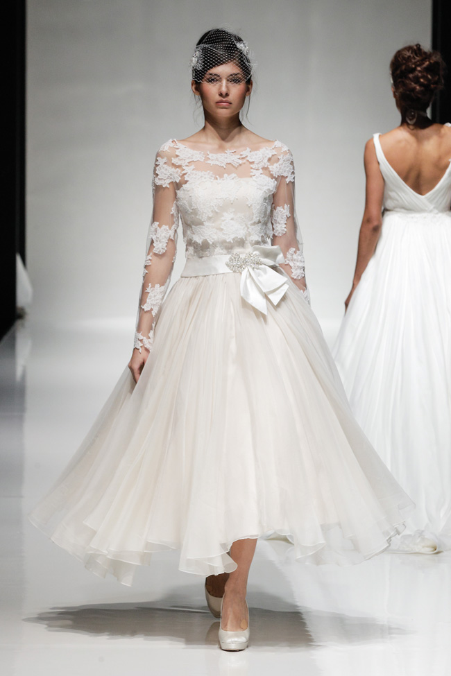 Ivory & Co Tea Length Wedding Dress