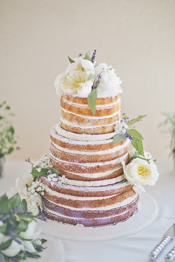 5 Beautiful Spring Wedding Cake Ideas - Naked