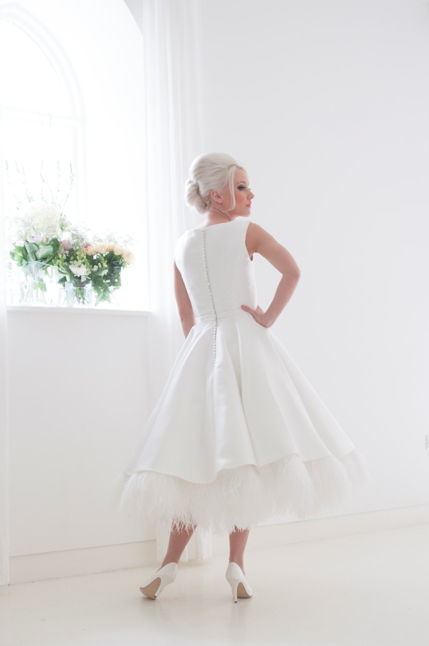 Eliza - Tea Length Wedding Dress from House of Mooshki's 2016 Bridal Collection
