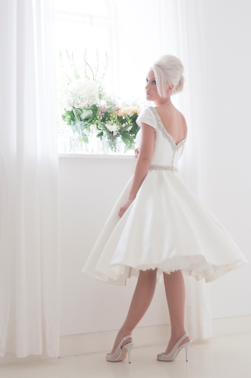 Phoebe - Tea Length Wedding Dress from House of Mooshki's 2016 Bridal Collection