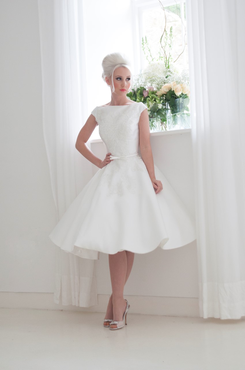 Ruby - Tea Length Wedding Dress from House of Mooshki's 2016 Bridal Collection