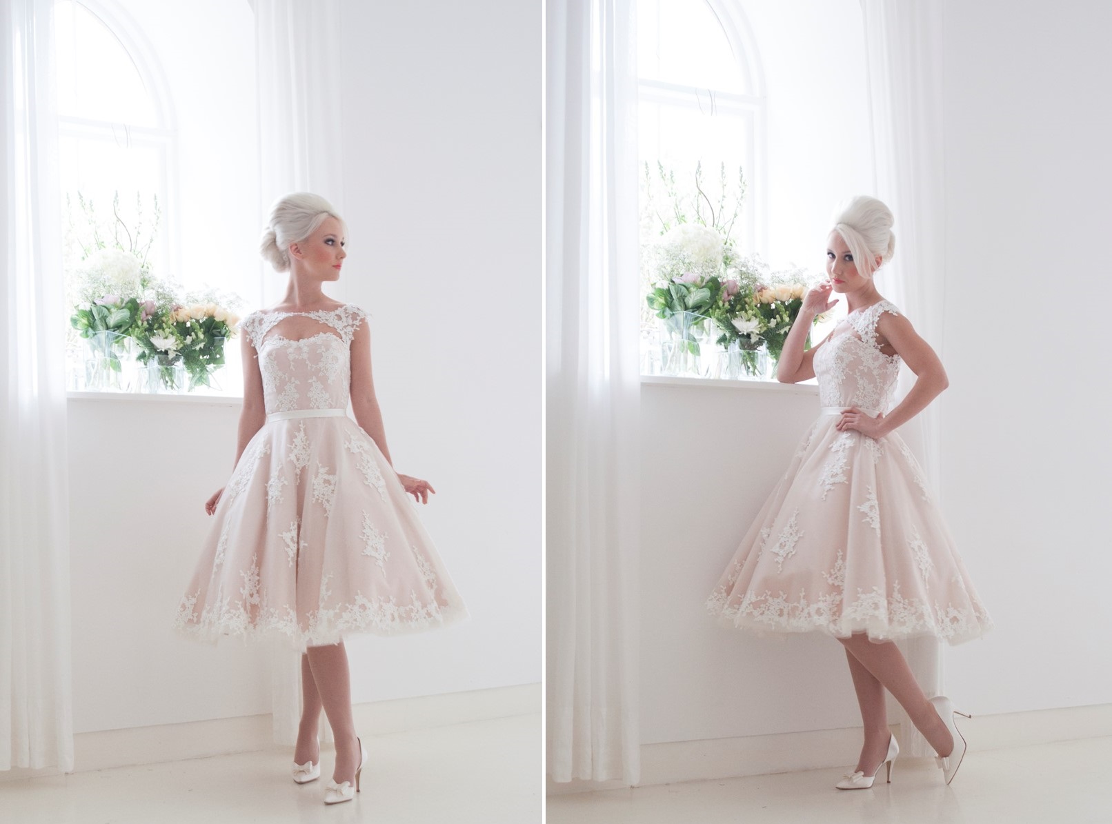 Leonora - Tea Length Wedding Dress from House of Mooshki's 2016 Bridal Collection