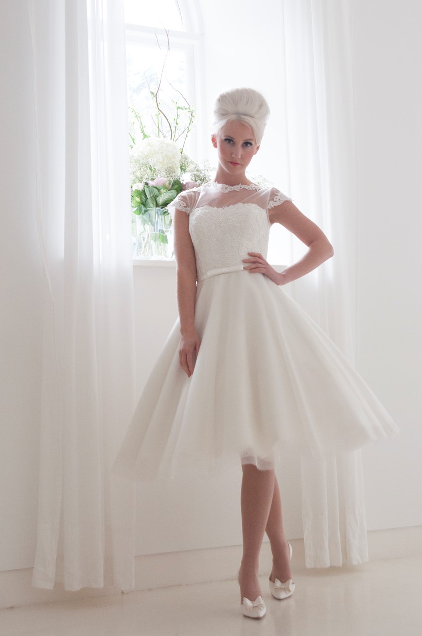 Peonie - Tea Length Wedding Dress from House of Mooshki's 2016 Bridal Collection