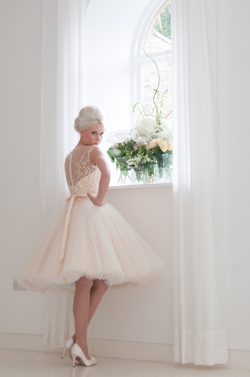 Lottie - Tea Length Wedding Dress from House of Mooshki's 2016 Bridal Collection