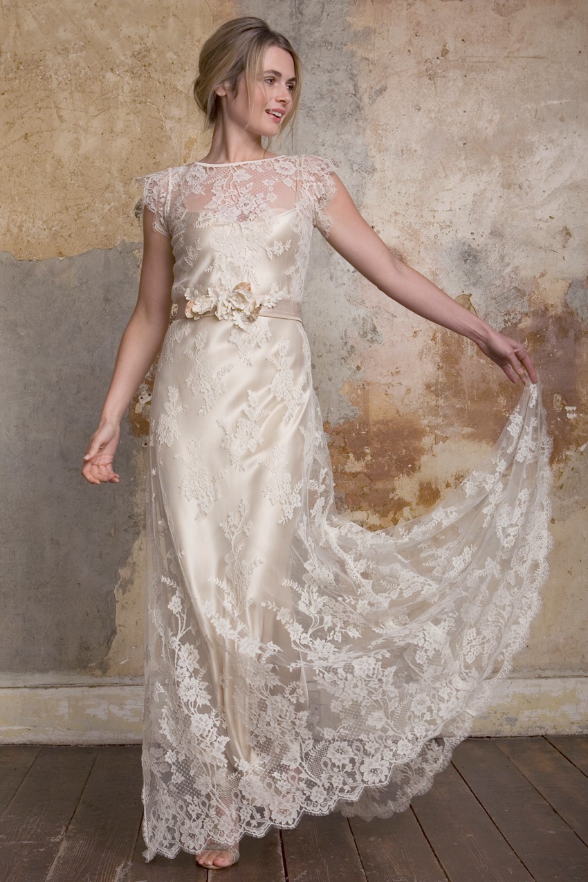 Sally Lacock Flora - a French Lace wedding dress