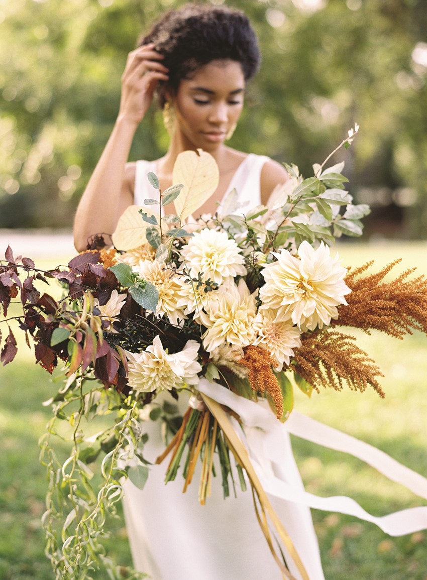 Fall Bridal Bouquet - Elegant Fall Wedding Inspiration