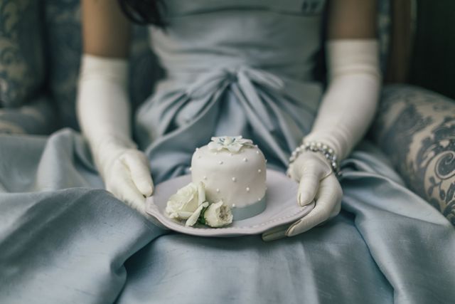 Beautiful Blue Vintage Dior Wedding Inspiration