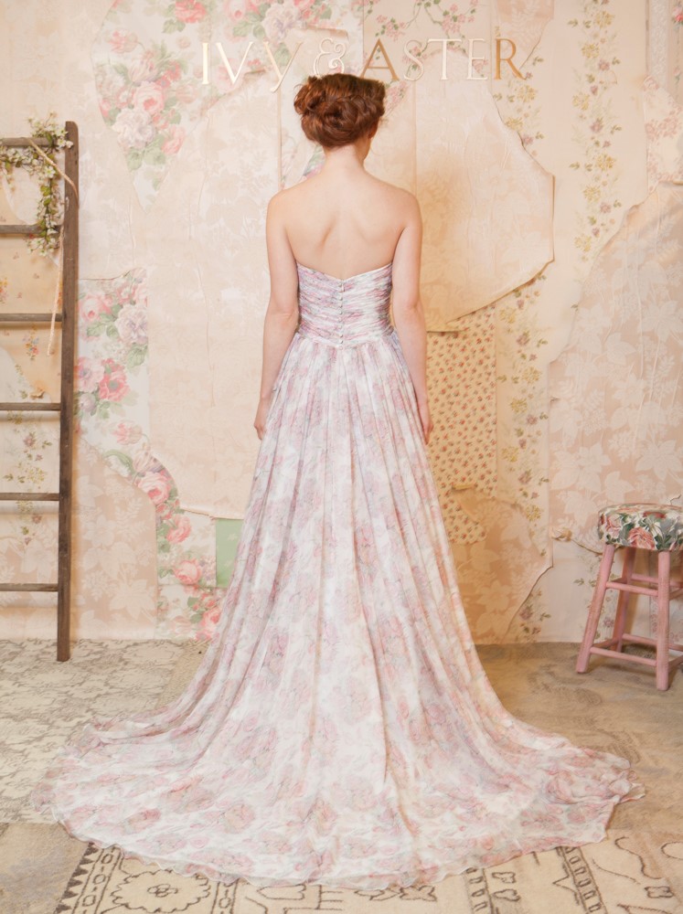 Botanical Beauty - Floral print wedding dress from Ivy & Aster's Charming Spring 2016 Bridal Collection