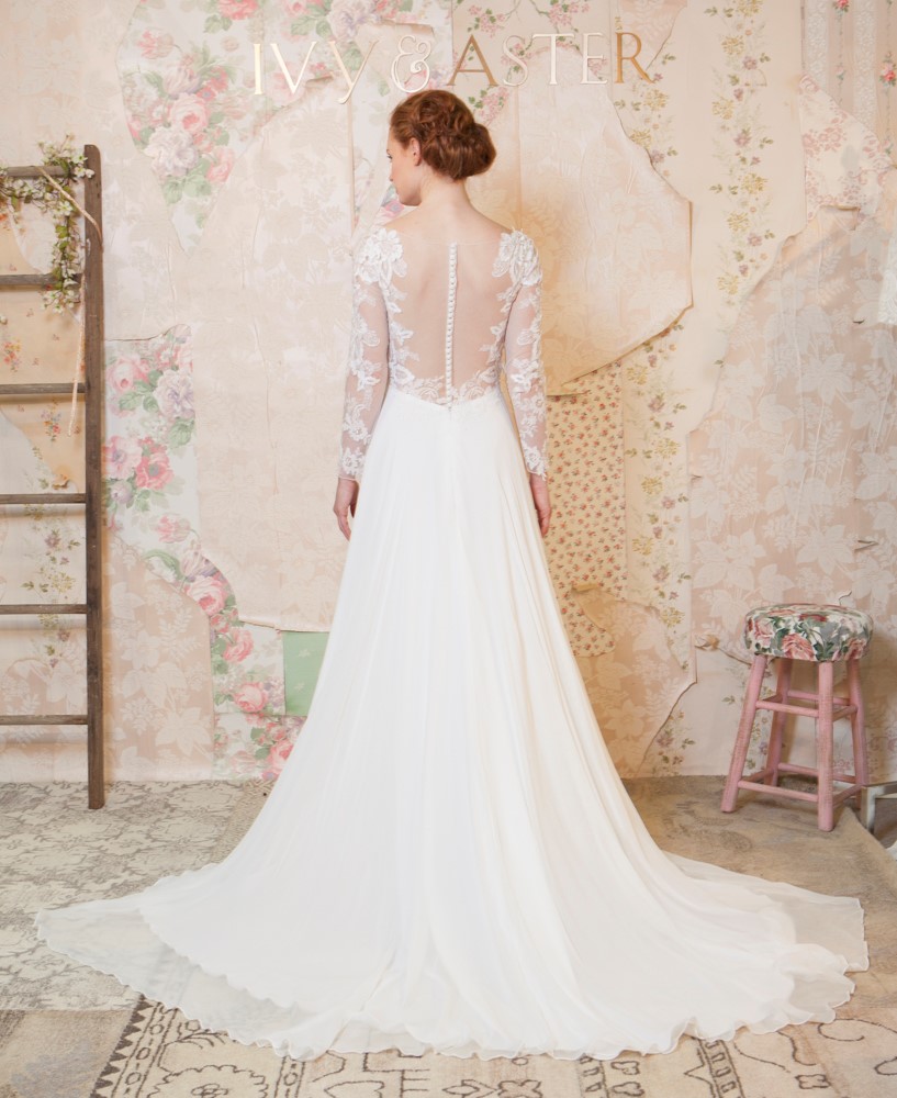 Long sleeve wedding dress from Ivy & Aster's Charming Spring 2016 Bridal Collection