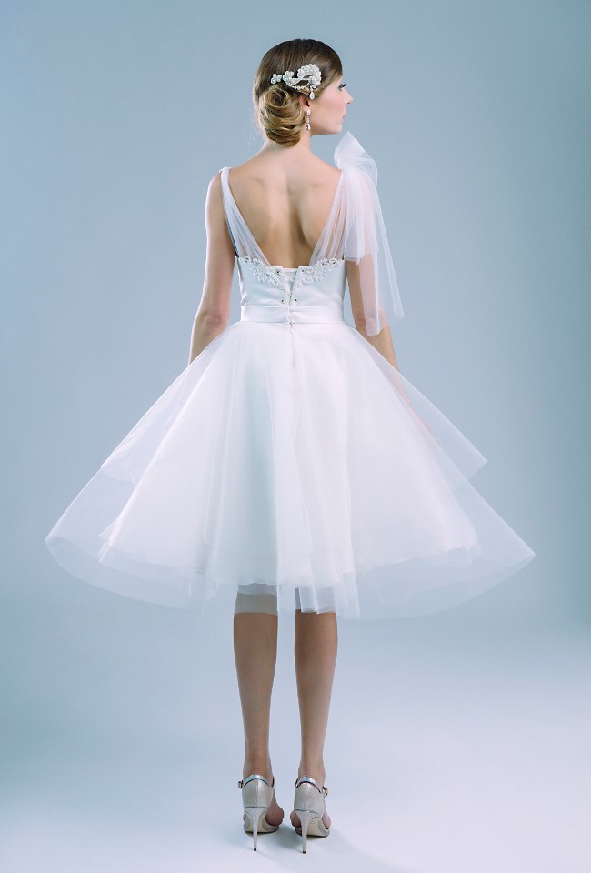 The Beautiful 2016 Bridal Collection from Petite Lumiere - Amabile Tea Length Wedding Dress