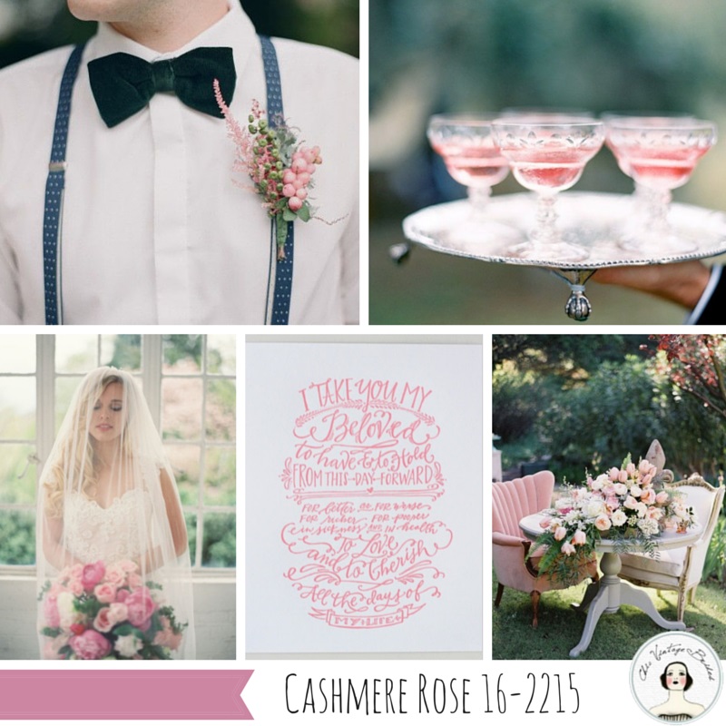 Cashmere Rose - One of the Top 10 Autumn 2015 wedding colours from Pantone