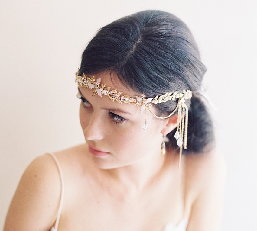 5 Perfect Hair Accessories for a Vintage Bride - Headpiece by Erica Elizabeth Designs