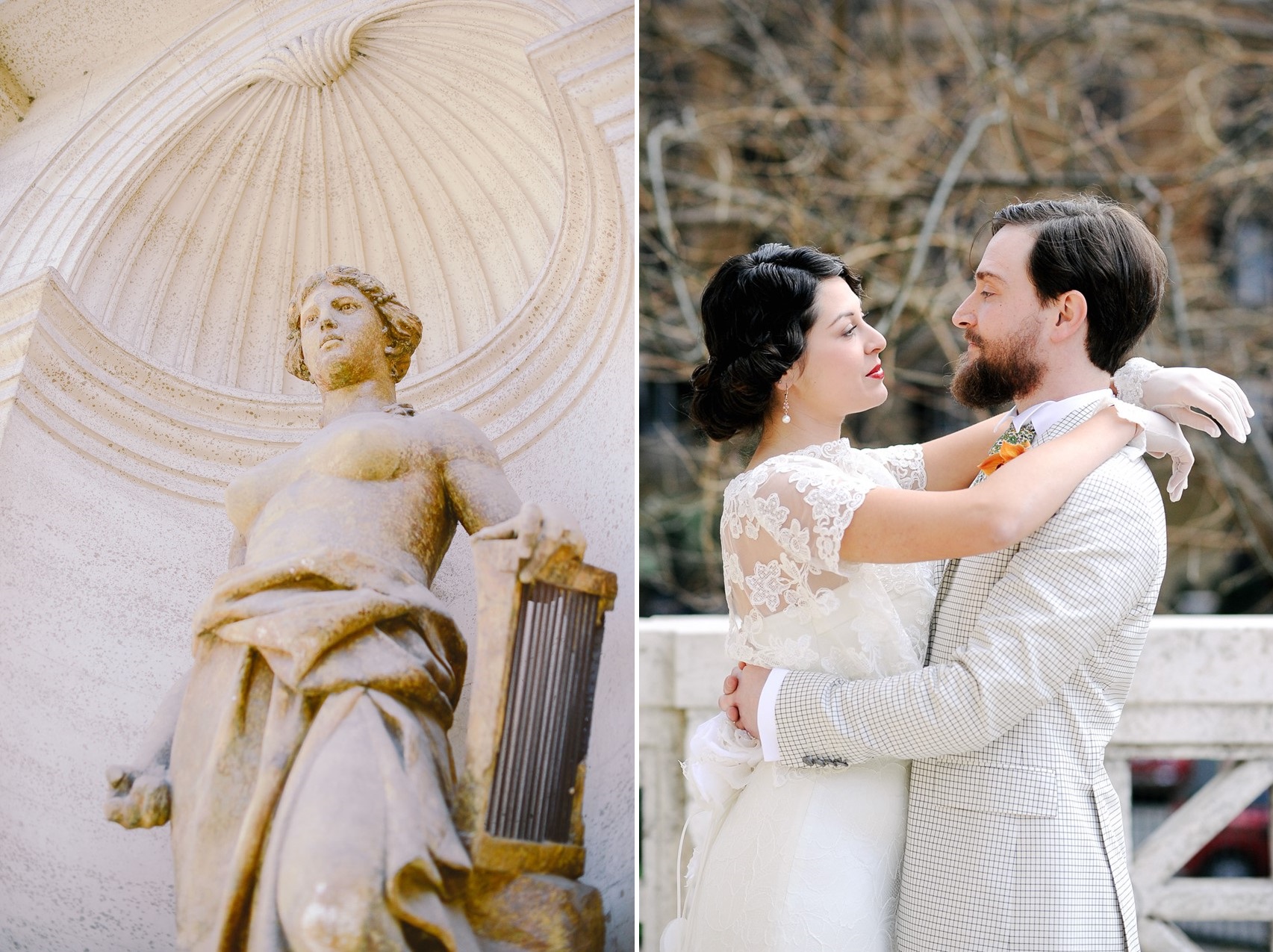 Elegant 1920s Wedding Inspiration in the Heart of Rome