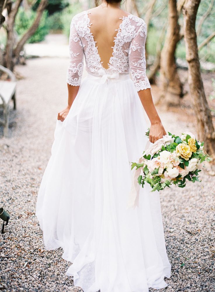 The Most Perfect Wedding Dresses for Summer - Plunging & Portrait Backs