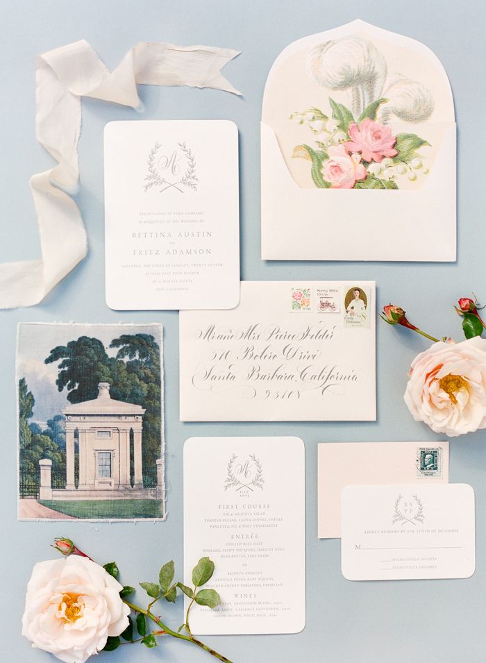 5 Gorgeous Summer Rose Wedding Invitations