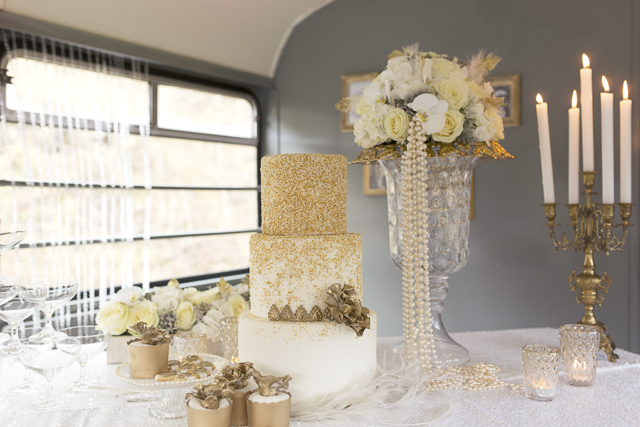 Vintage Wedding Ideas in Ivory & Gold Inspired by the 1930s