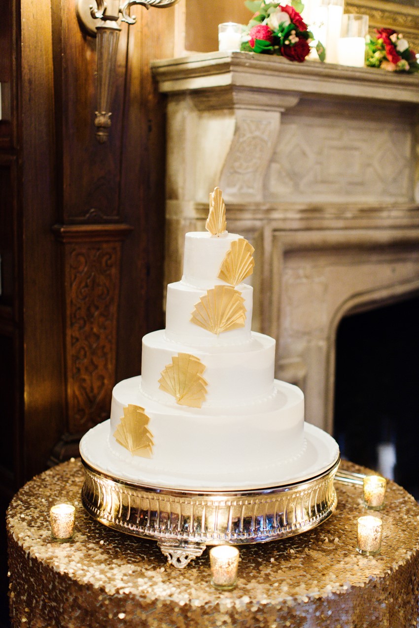 A Classically Elegant Art Deco Wedding in Marsala & Gold