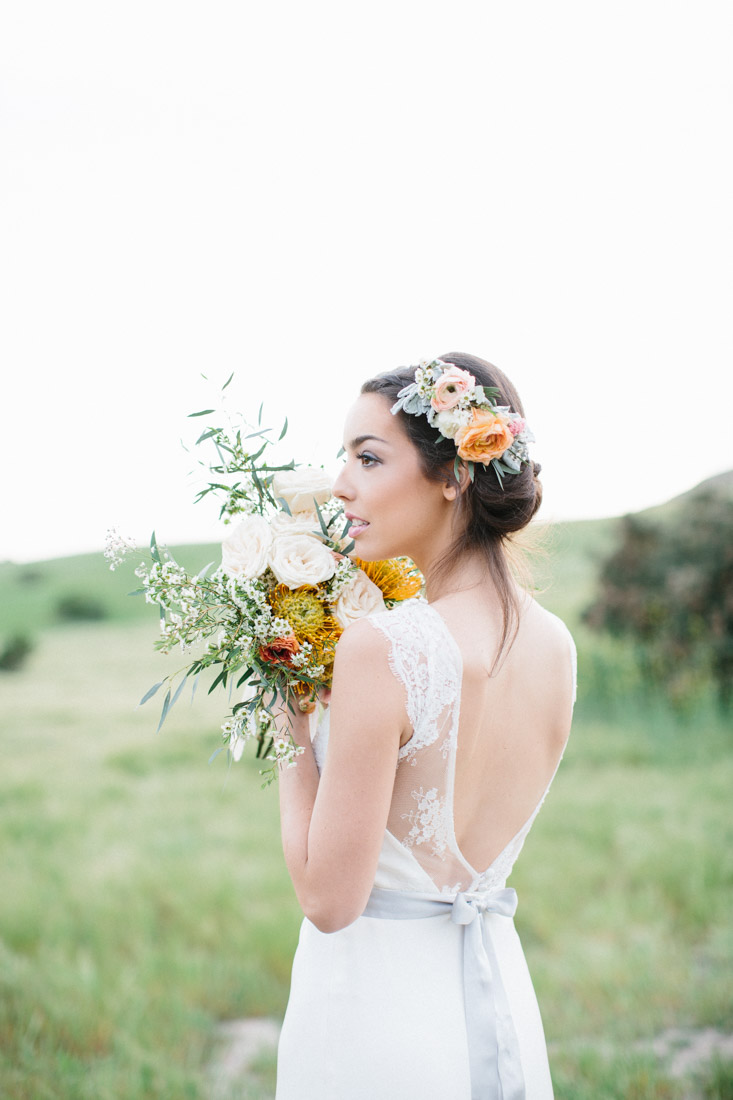 Lace Wedding Dress - "Fields of Love" Summer Wedding Inspiration