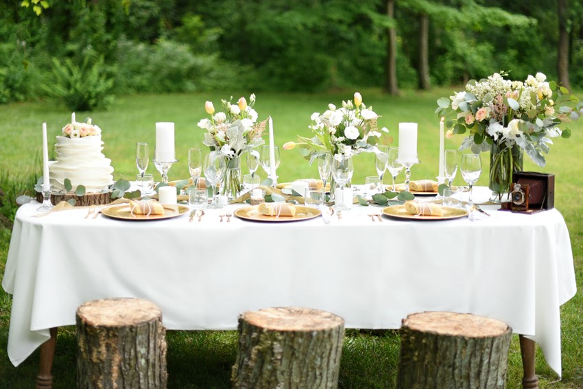 Spring Wedding Tablescape - "A Lifetime of Love" Wedding Inspiration