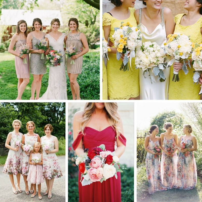 5 Stunning Modern Vintage Summer Bridesmaids Looks