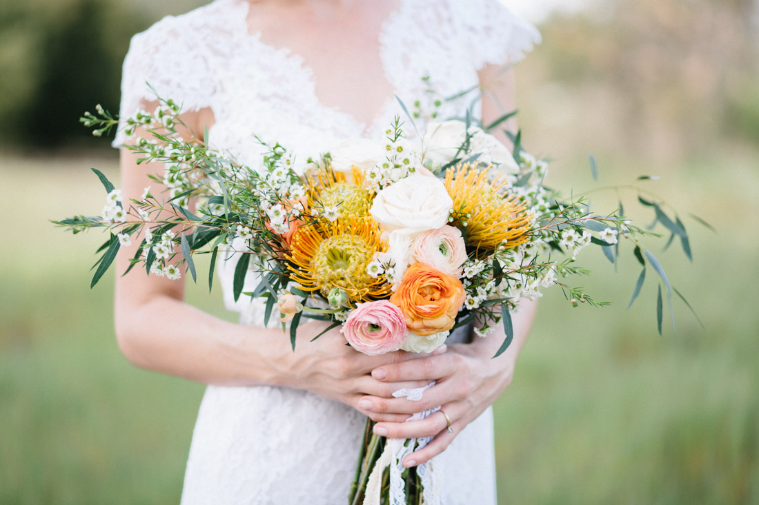 Summer Bridal Bouquet - "Fields of Love" Summer Wedding Inspiration