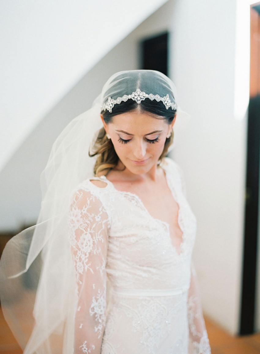 The Perfect Art Deco Juliet Cap Veil from Gilded Shadows