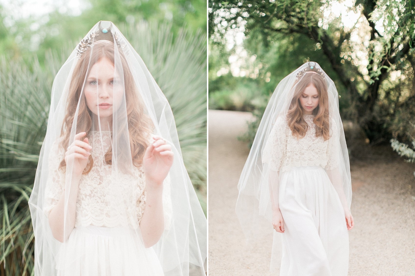 Breathtaking Bridal Headpieces and a Desert Bridal Shoot from Mignonne Handmade