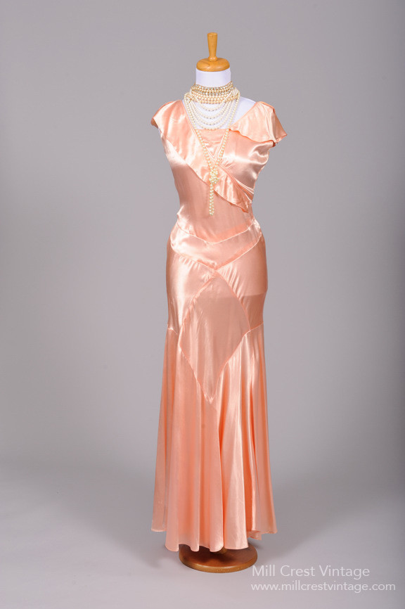 Vintage Art Deco Bridesmaid Dress