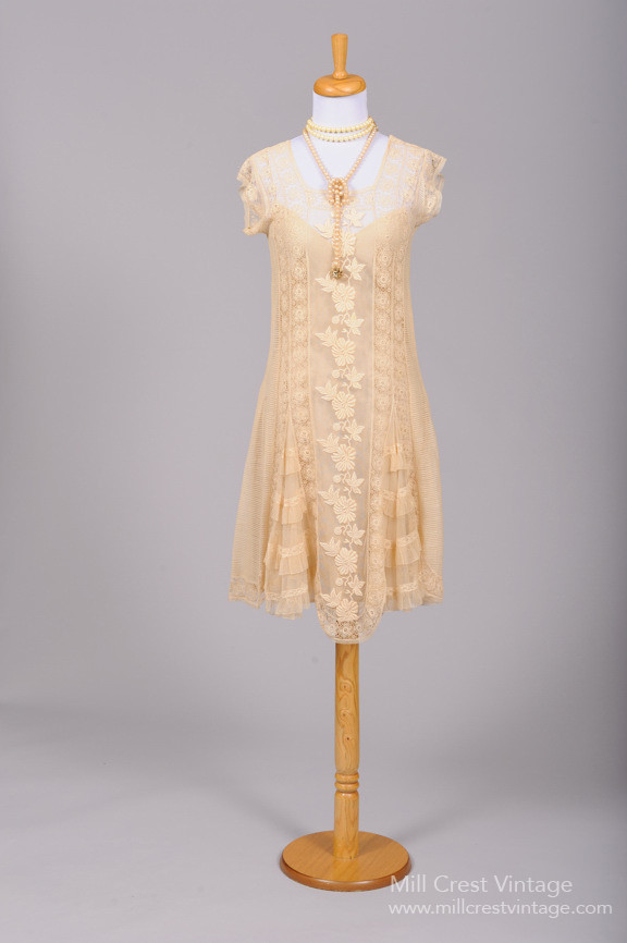 1920s Vintage Art Deco Bridesmaid Dress