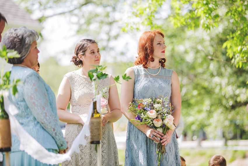 A Vintage Garden Picnic Wedding with Edwardian Elegance