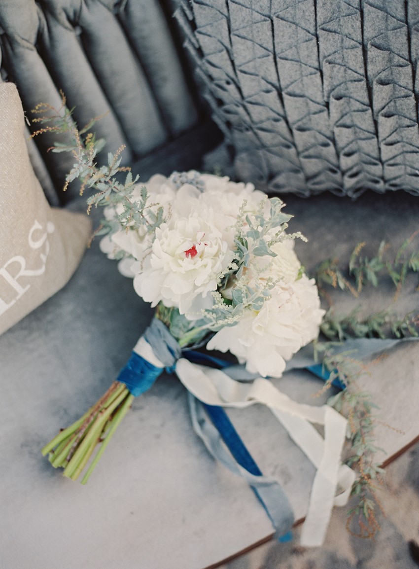 Wedding Bouquet - 'Sea of Love' A Heavenly Beach Wedding Inspiration from Melanie Gabrielle Photography