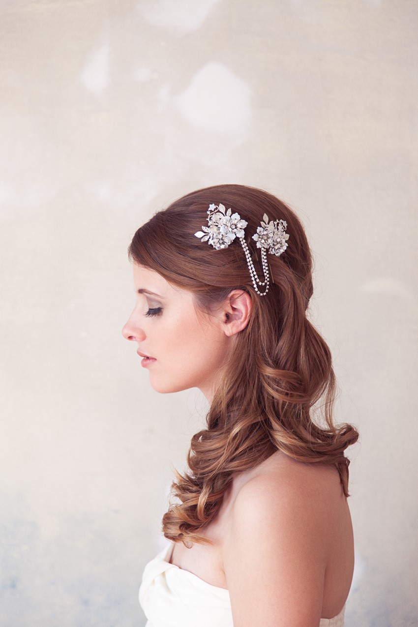 A New Collection of Exquisite Vintage Bridal Hair Accessories from Gilded Shadows