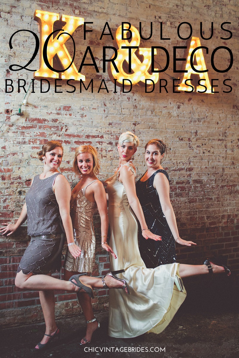 1920s Bridesmaid Dresses