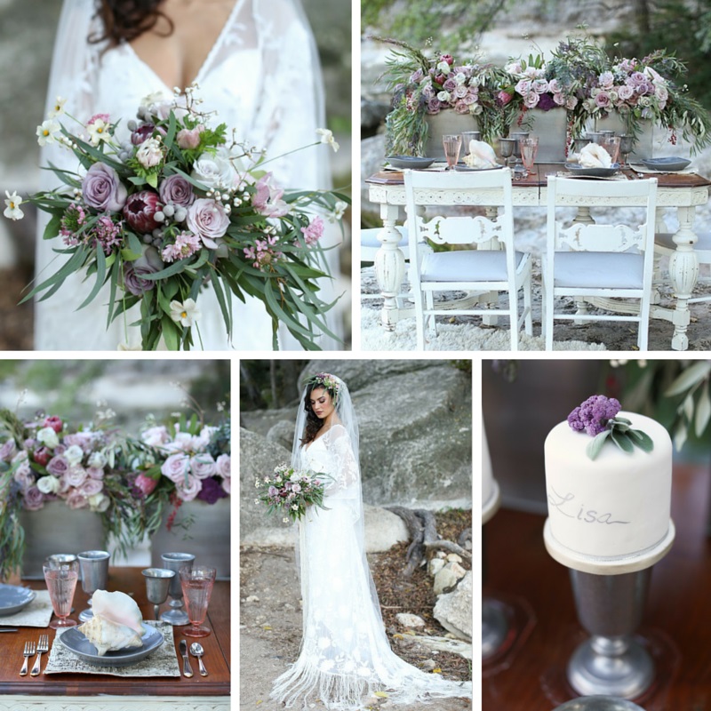 Romantic Outdoor Wedding Inspiration with Vintage Boho Elegance
