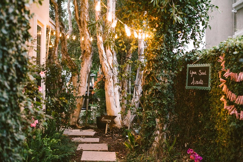 A Boho Backyard Wedding Full of Romance