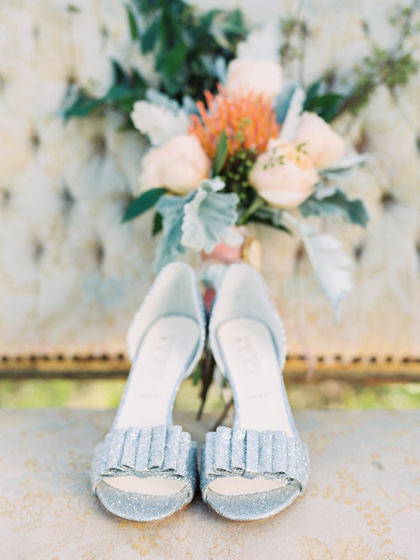 Charming Spring Elopement Bridal Shoes