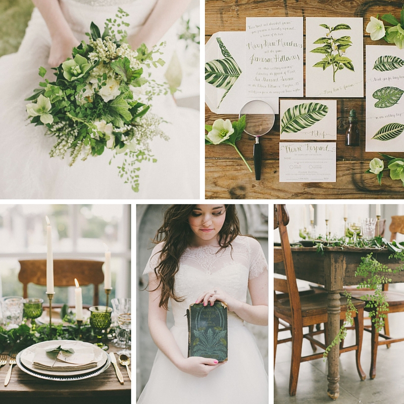 Beautiful Botanical Vintage Wedding Inspiration