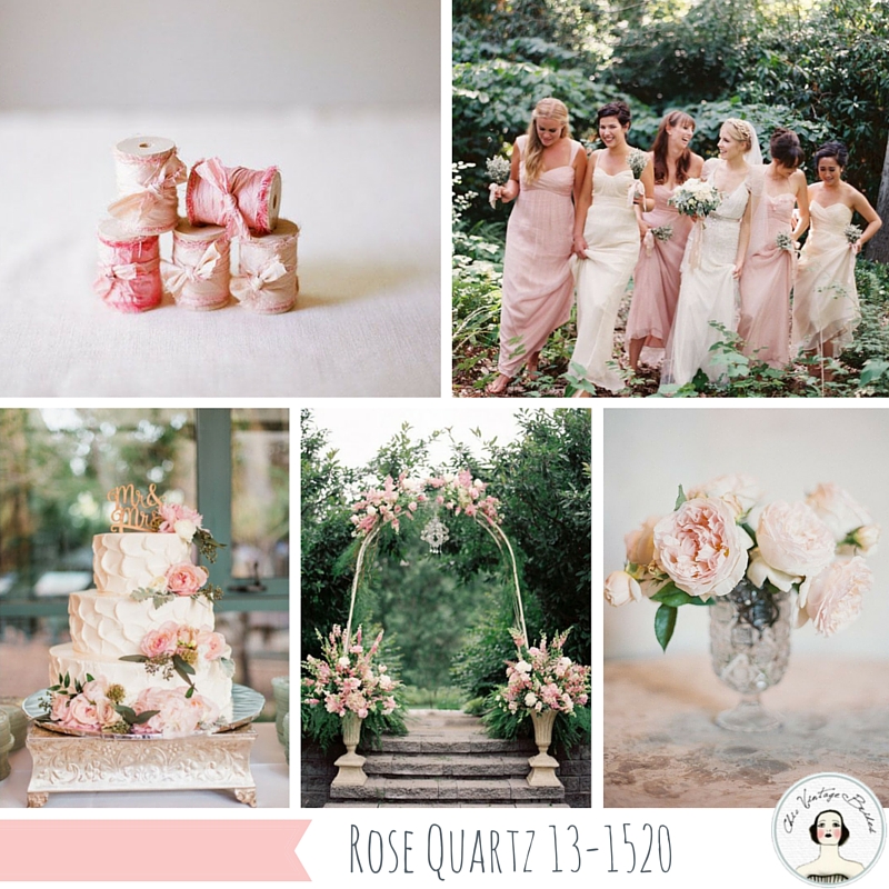 Top 10 Spring Wedding Colours for 2016 from Pantone - Rose Quartz