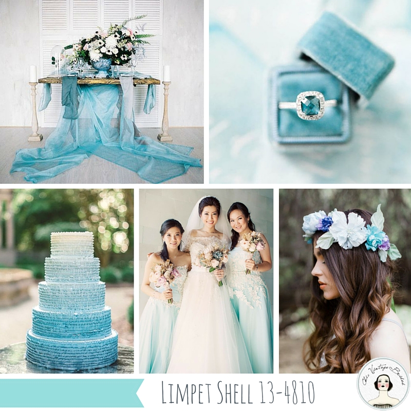 Top 10 Spring Wedding Colours for 2016 from Pantone - Limpet Shell