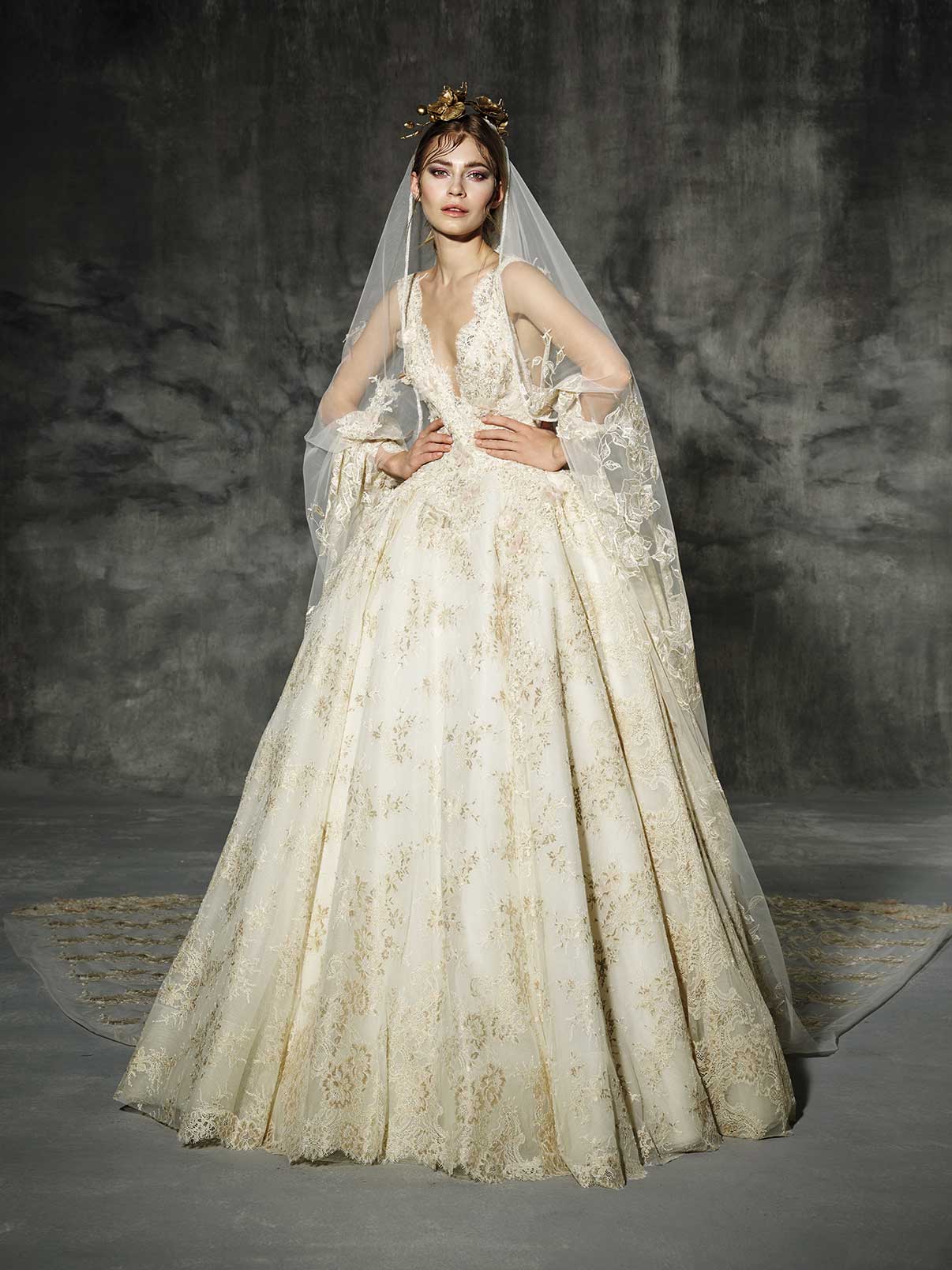Vintage Wedding Dress - Yolan Cris Llunas Wedding Dress