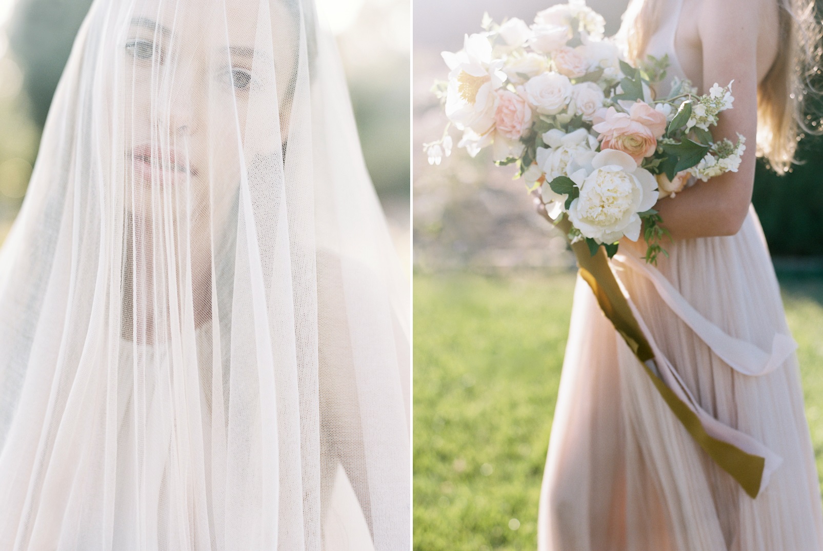 Bride & Bouquet - Dreamy Garden Wedding Inspiration with a Hint of Provence