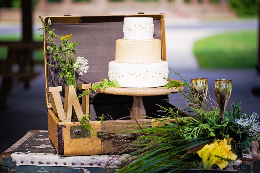 Wedding Cake - A Dreamy 'A River Runs Through It' Inspired Wedding Shoot